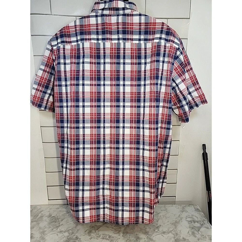 Lot Of 3 Men's 2XL Short Sleeve Shirts Cremieux Under Armour Craft & Barrow - Picture 8 of 15